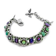 Load image into Gallery viewer, Sunflower and bee bracelet- xs-op/ch