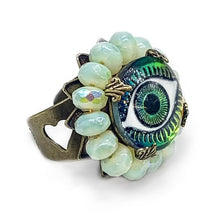 Load image into Gallery viewer, Evil eye ring Rg-19
