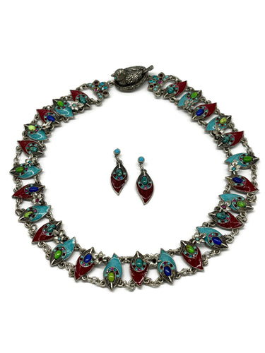 Nk-24 40th BDAY Peacock TQ/RD sold as a set NK/ER