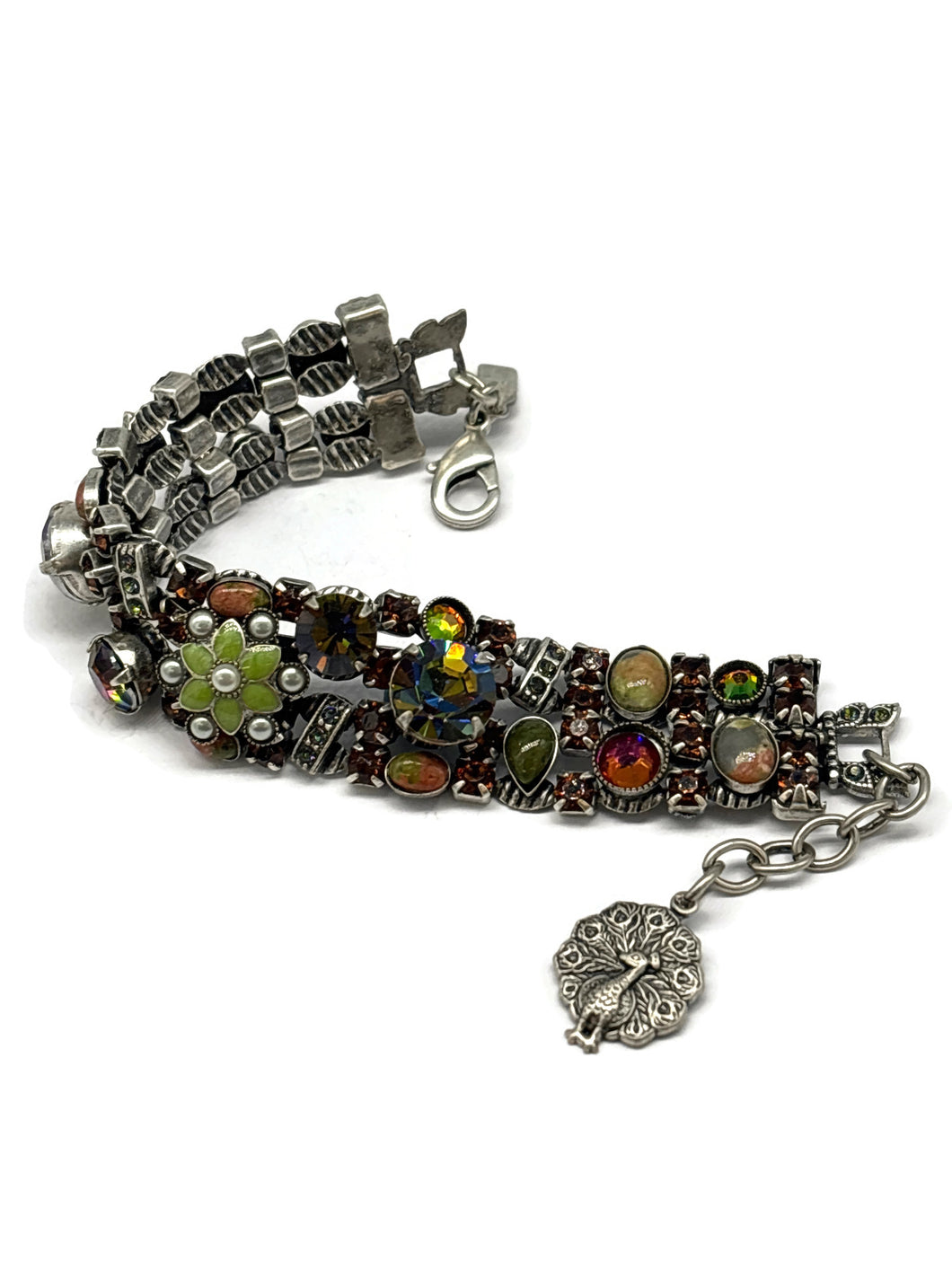 BR-27 40TH BDAY 4 row star flower BR