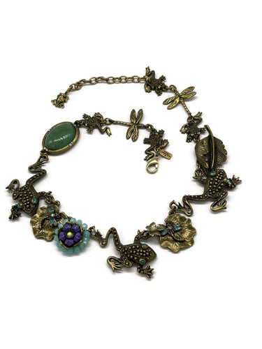 NK-2 40TH BDAY Frog Necklace