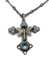 Load image into Gallery viewer, NK-74 40TH BDAY mini Aq drfly cross