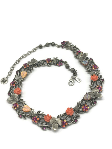 Nk-16 40th BDAY Orangina necklace