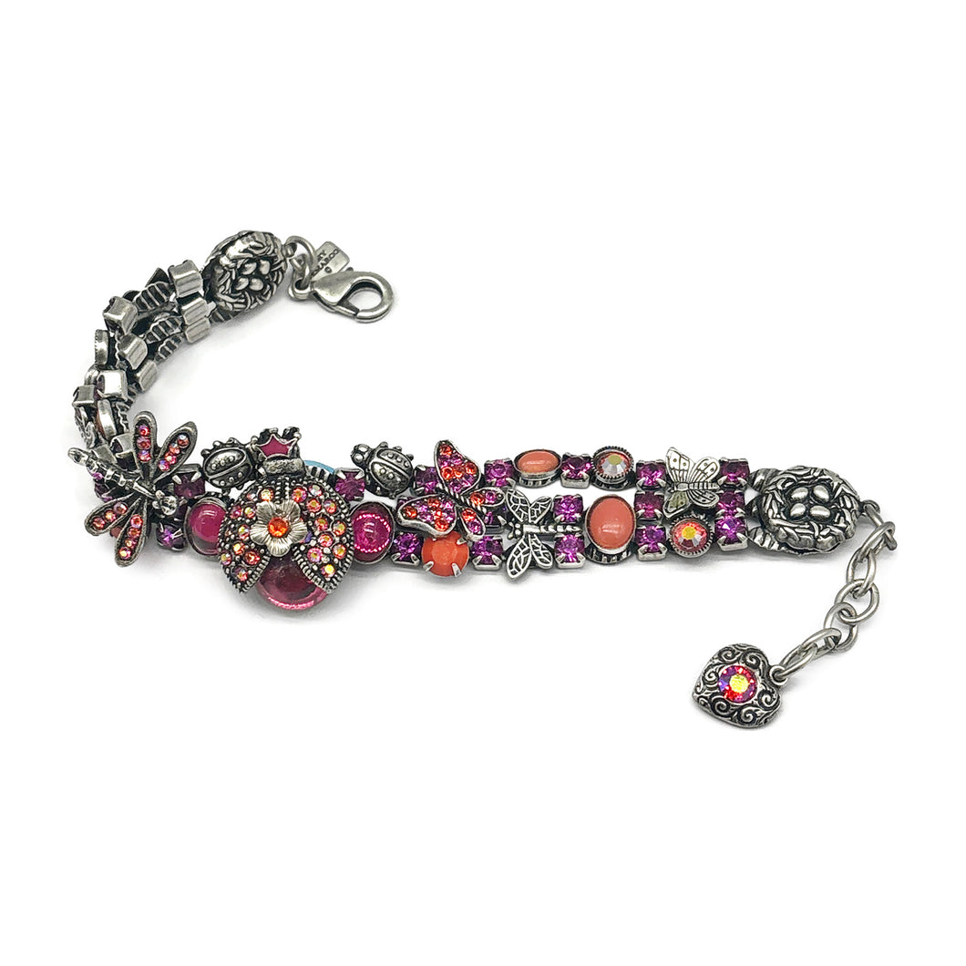 BR-5 40TH BDAY Lady bug bracelet
