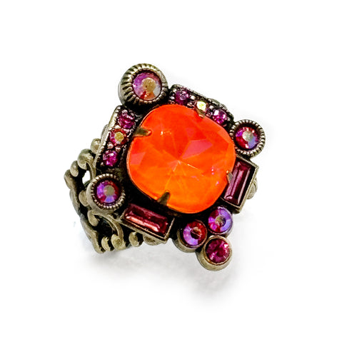 Orangina Statement Ring