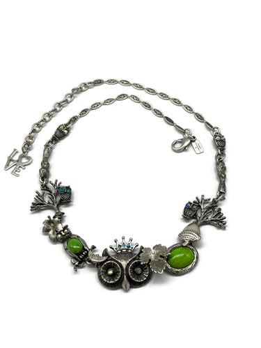 Nk-61 40TH BDAY Owl Necklace