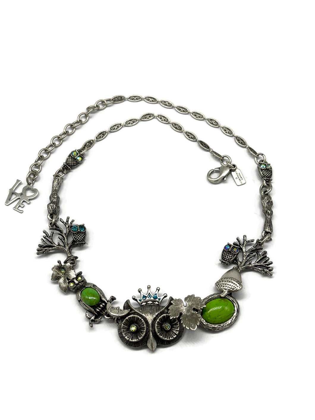 Nk-61 40TH BDAY Owl Necklace