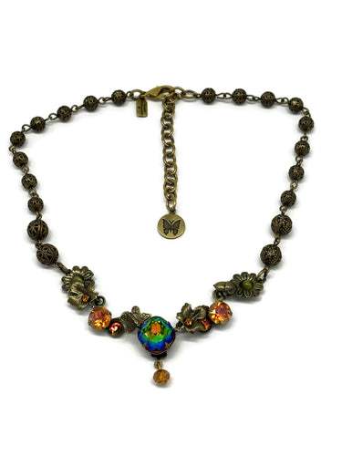 Nk-29 40TH BDAY Vitrail Cushion Necklaces