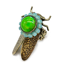 Load image into Gallery viewer, Cicada semi precious ting-xg
