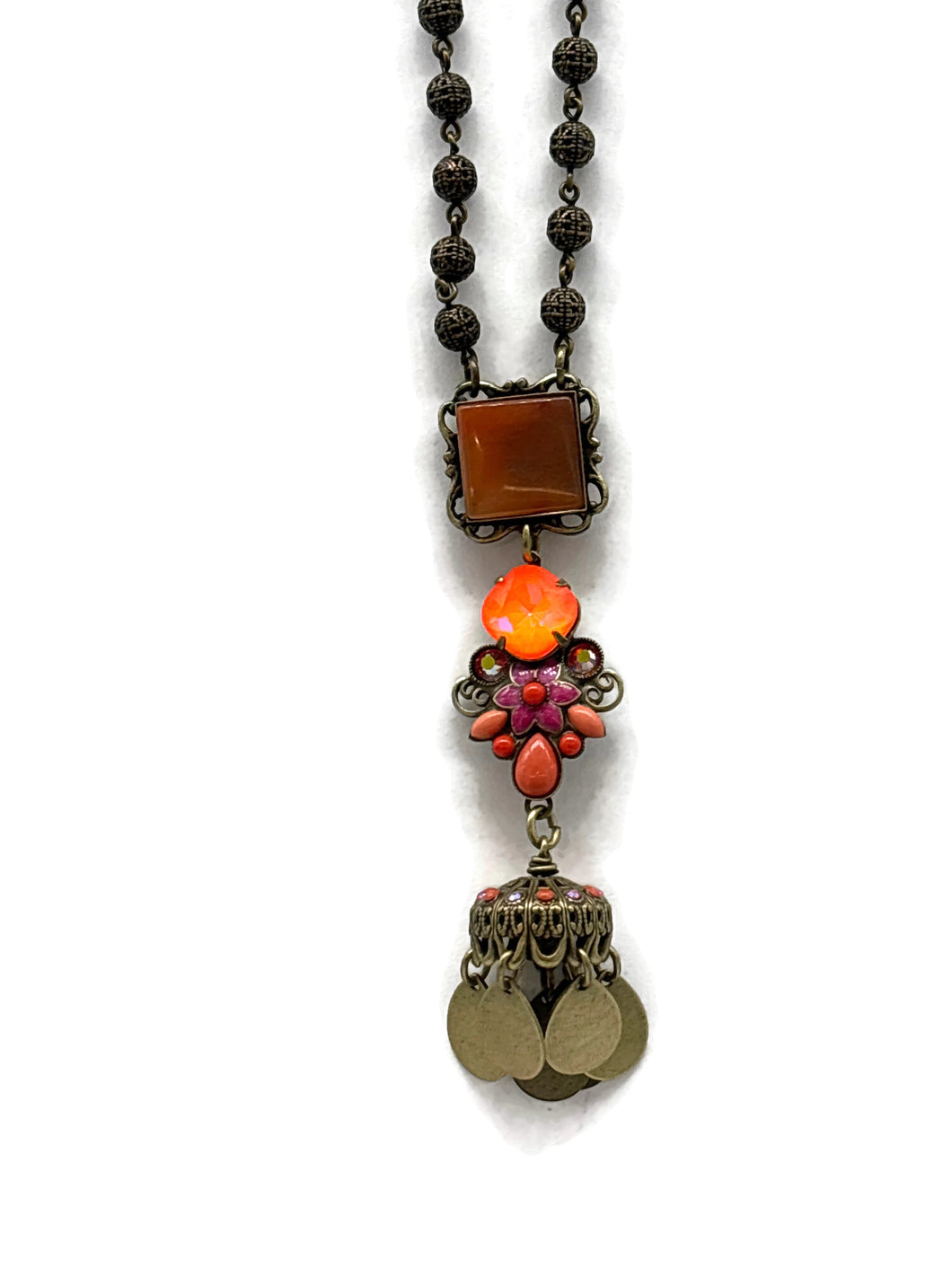 NK-50 40TH BDAY Orangina long pendant
