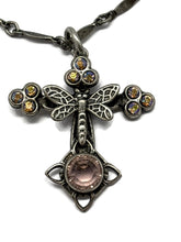 Load image into Gallery viewer, NK-73 40TH BDAY mini peach drfly cross