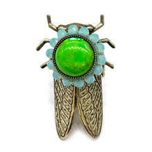 Load image into Gallery viewer, Cicada semi precious ting-xg