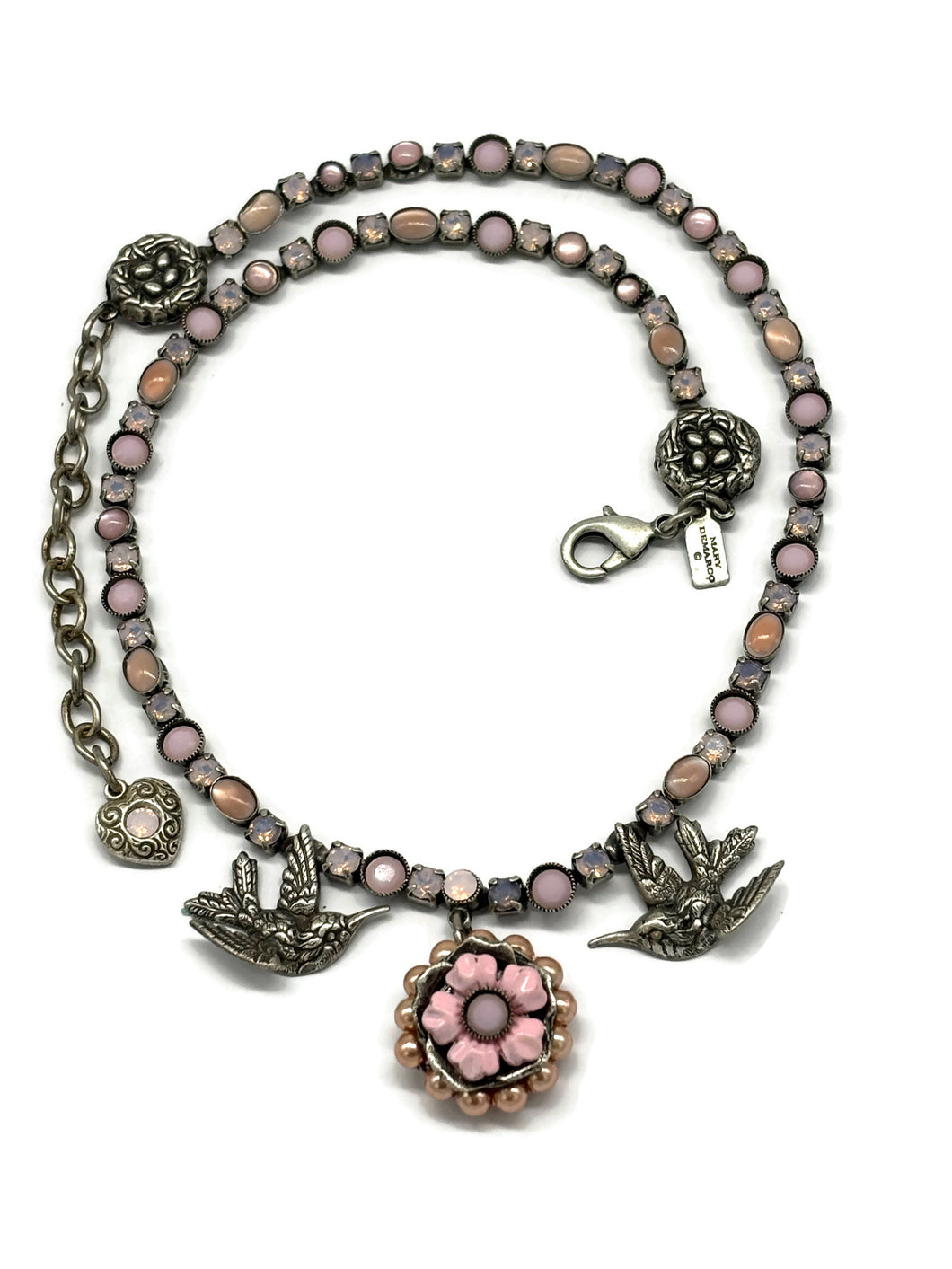 Nk-13 40TH BDAY hummingbirds in Pink