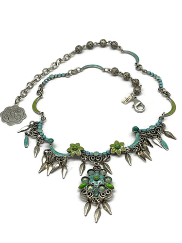 Nk-56 40TH BDAY Boho necklace TQ