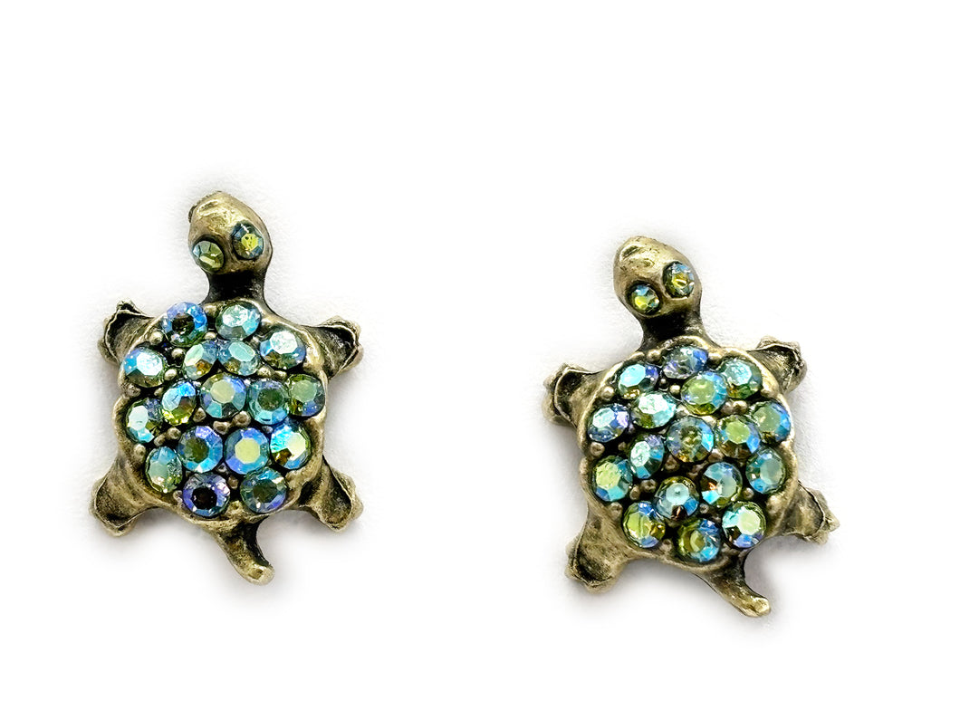 ER-5511 turtle post earrings
