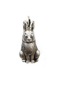 "Hip Hop" Bunny on Eurowire Earrings