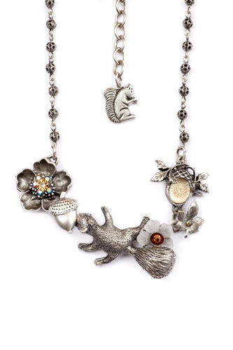 A Little Nutty Squirrel Necklace