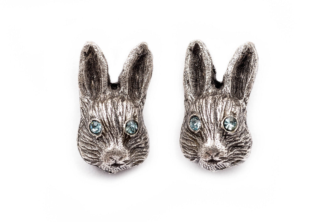Bunny Head Stud Earrings