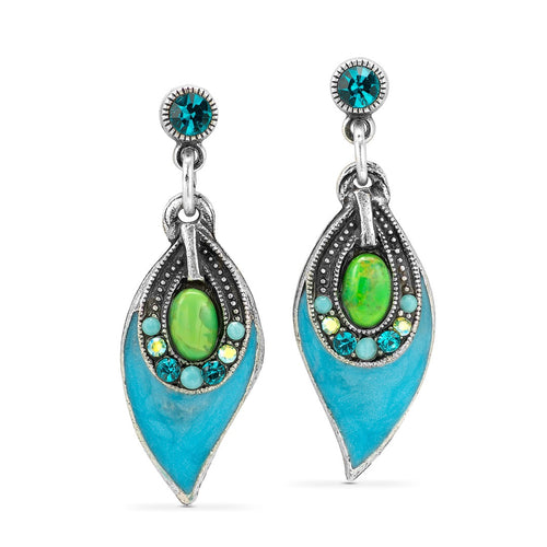 Peacock Feather earrings