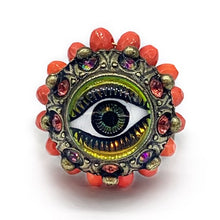Load image into Gallery viewer, Evil eye ring Rg-2