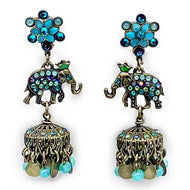 Elephant statement earrings