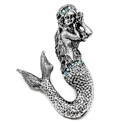 Mermaid brooch