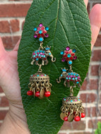 Elephant statement earrings