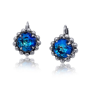 Crystal Earrings ER-9204 -Bermuda Blue
