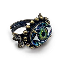 Load image into Gallery viewer, Evil eye ring Rg-1
