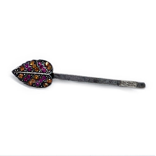 Leaf hair pin.