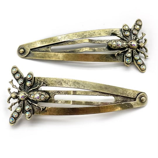 Firefly hair pins sold as a pair