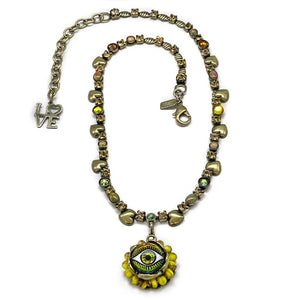 Eye love you necklace
