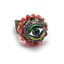 Load image into Gallery viewer, Evil eye ring Rg-2