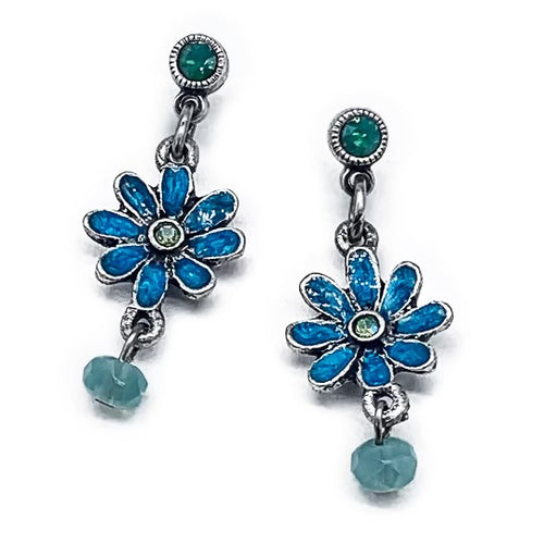 Flower drop earrings SM